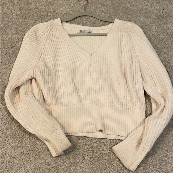 Urban Outfitters Sweaters - Urban outfitters white chenille sweater, xs